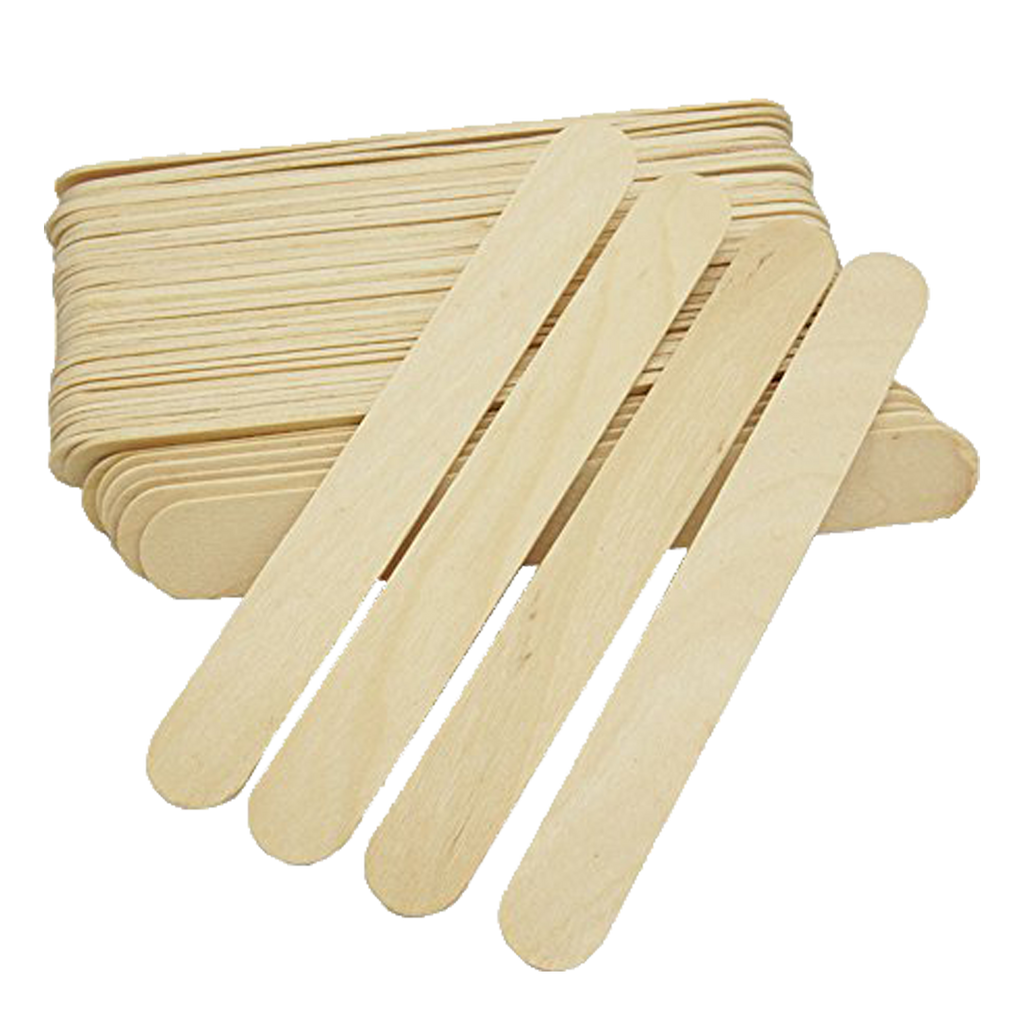 Wooden Waxing Sticks Large 1000 Count 6 - Best Wax Sticks