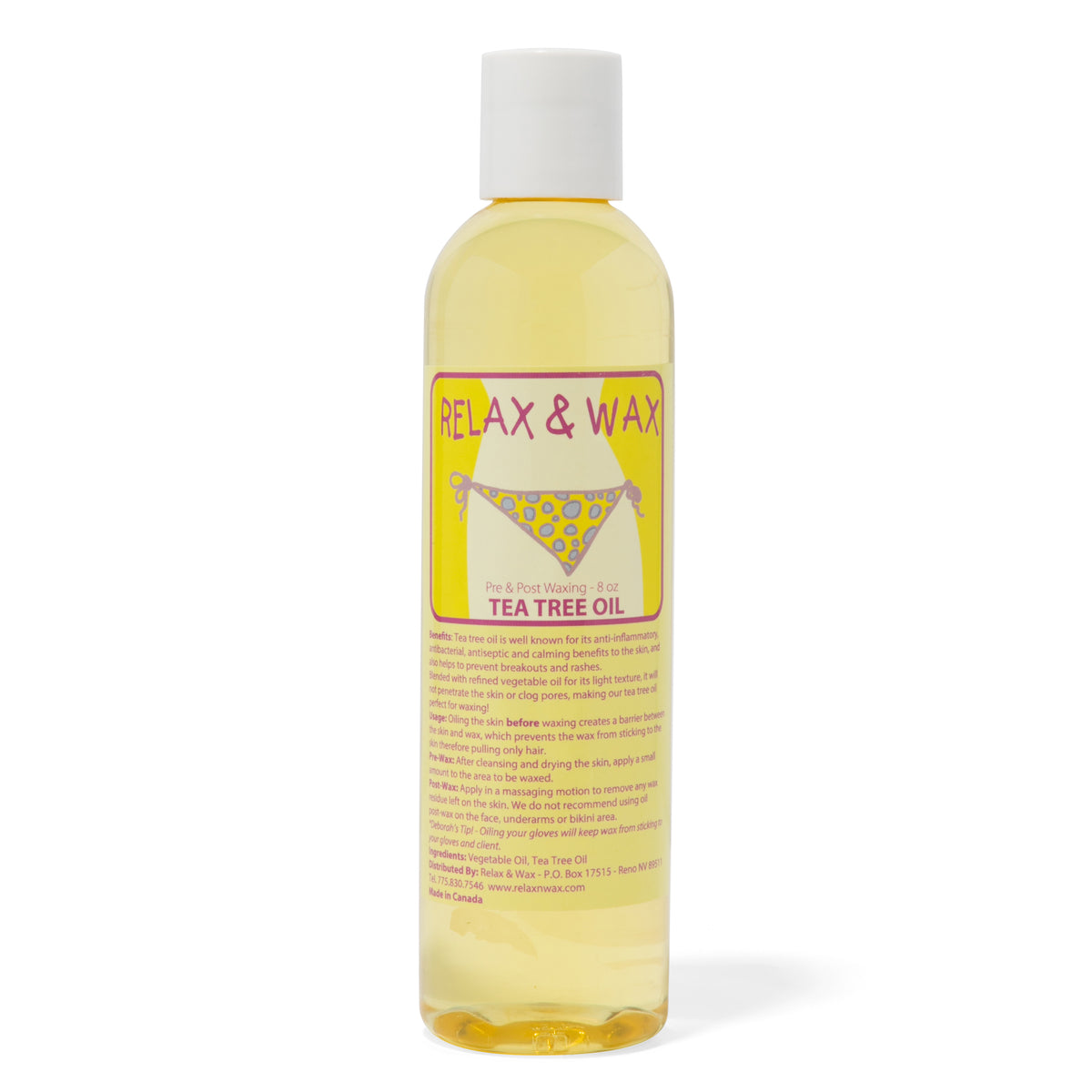Tea Tree Oil 8oz ~ All Natural & Dye Free