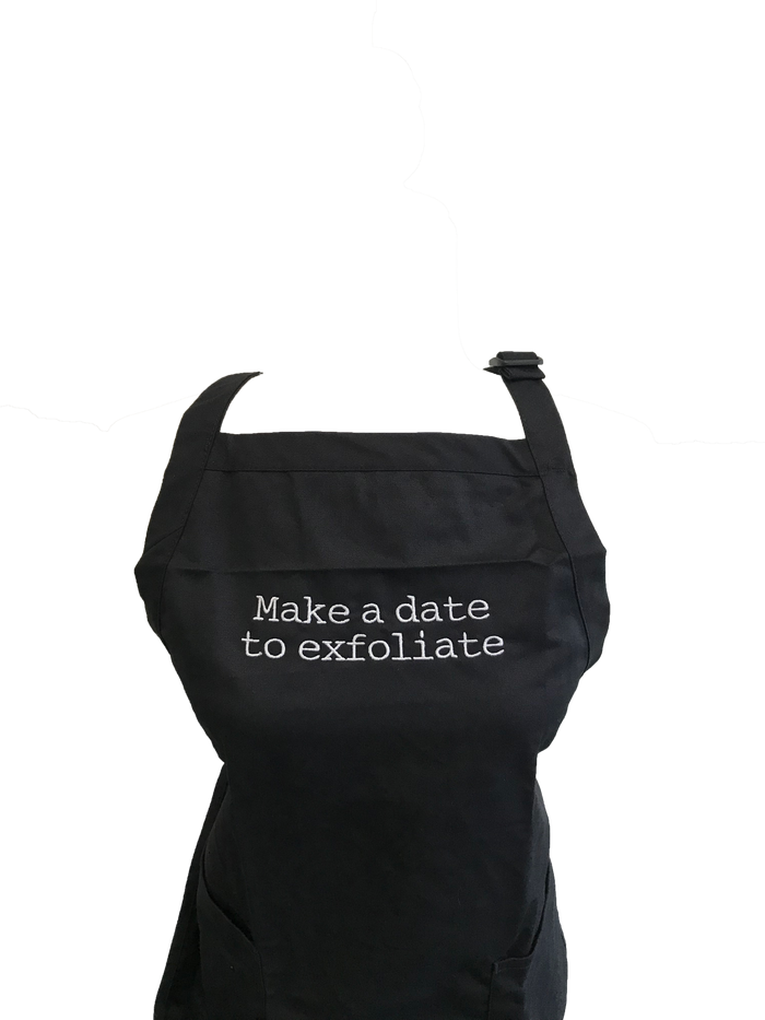Make A Date To Exfoliate Apron