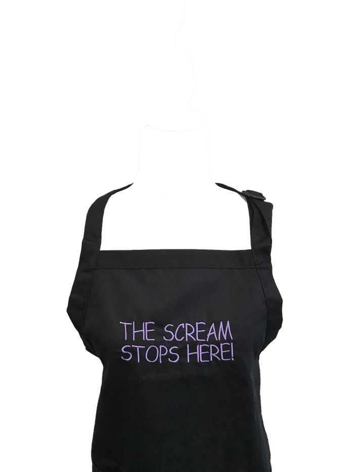 The Scream Stops Here Apron